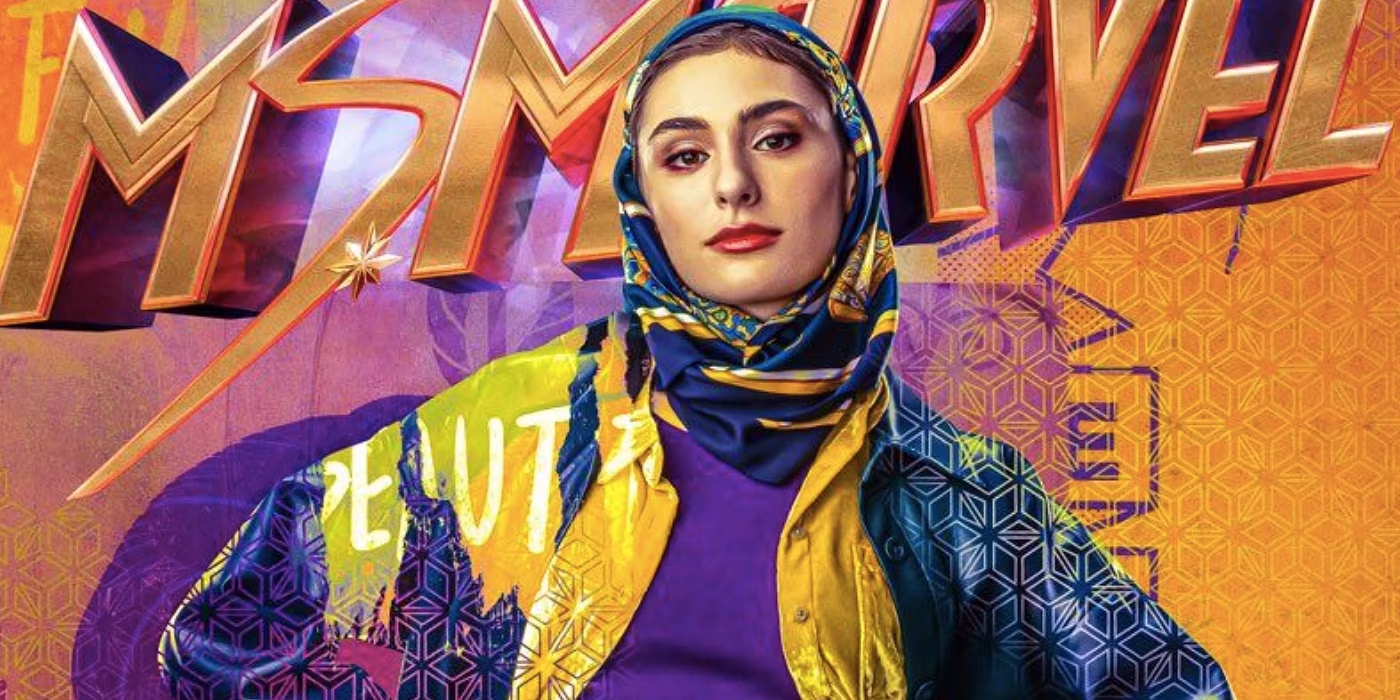 Nakia Bahadir posing on the poster of Ms. Marvel